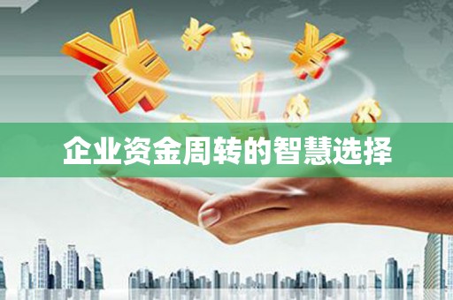 彭山企业资金周转的智慧选择