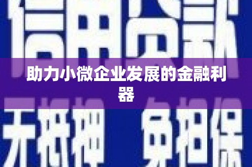 彭山助力小微企业发展的金融利器