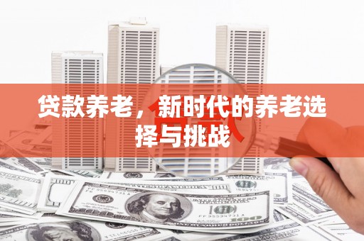 彭山贷款养老，新时代的养老选择与挑战