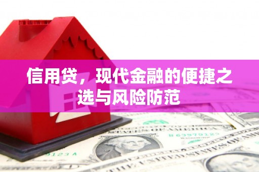彭山信用贷，现代金融的便捷之选与风险防范