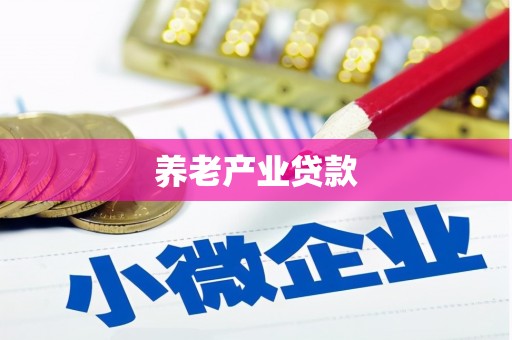 彭山养老产业贷款